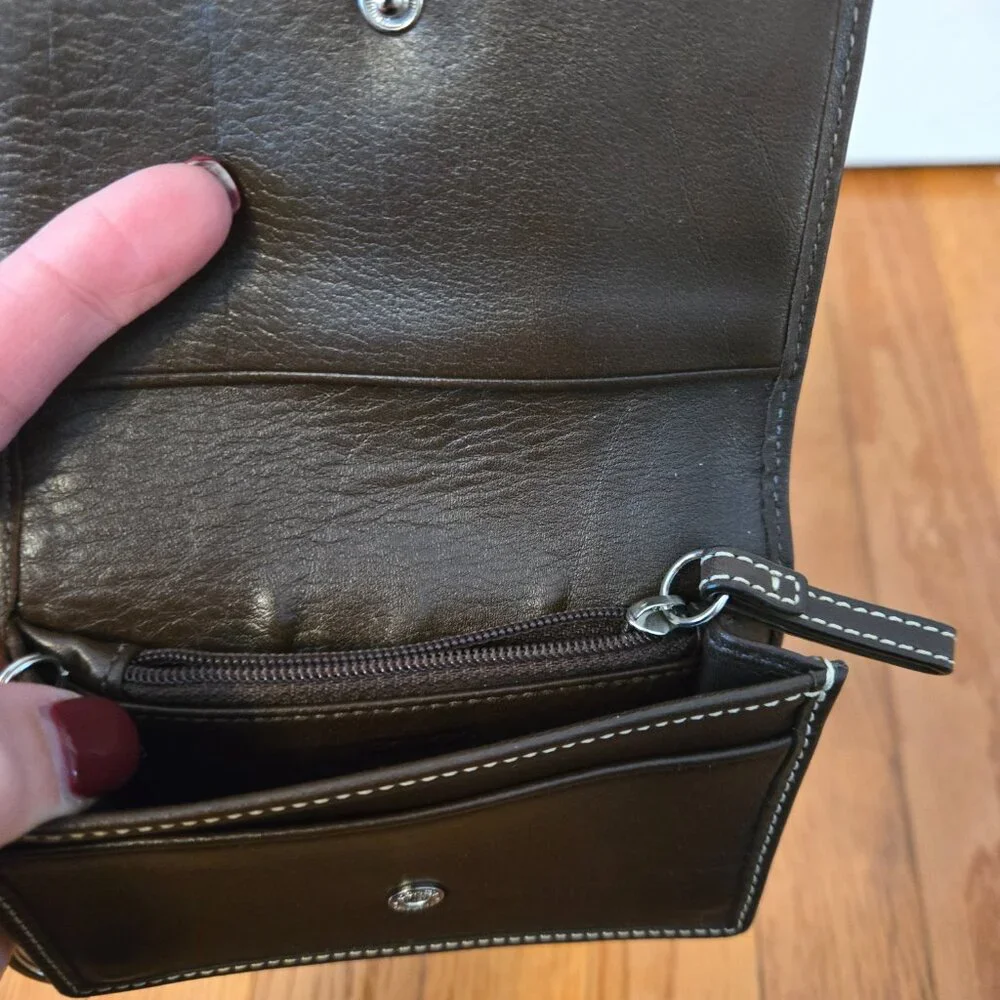 Coach Brown Wallet with keyring